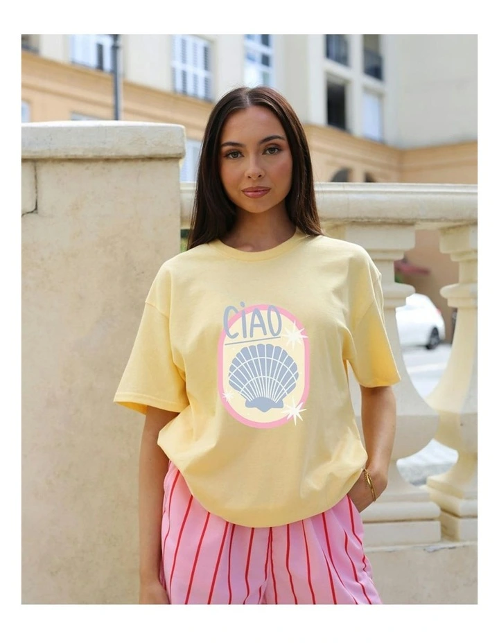 Ciao Tee in Yellow image 4