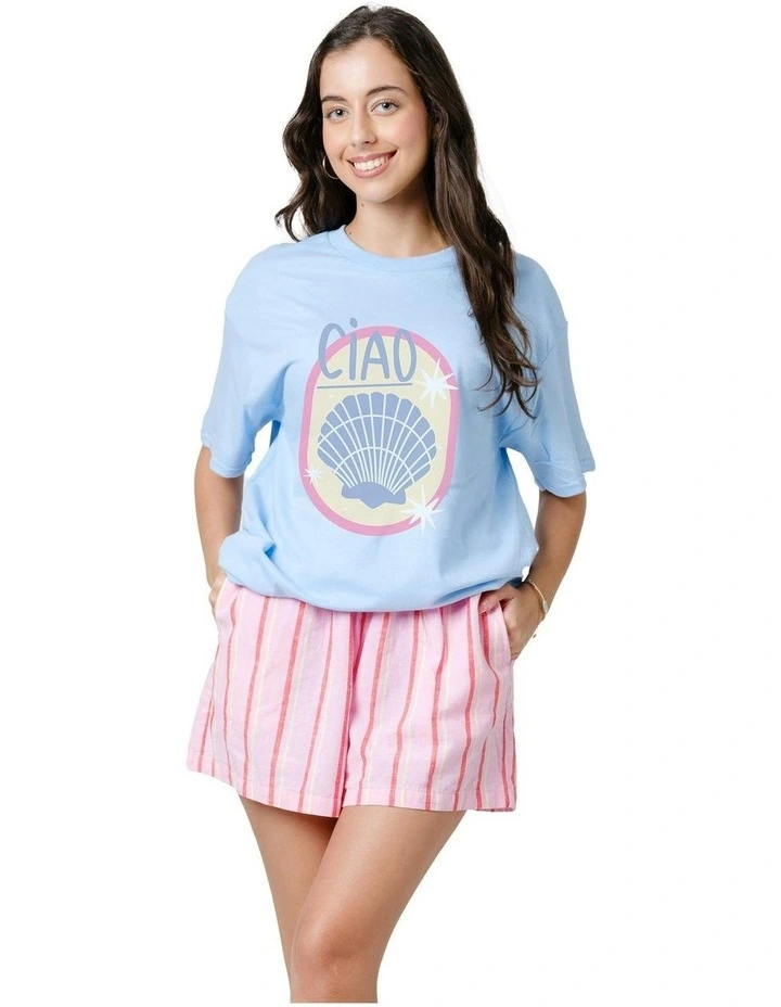 Ciao Tee in Blue image 1