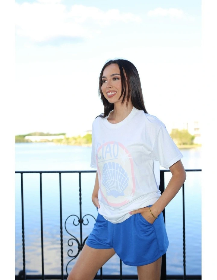 Ciao Tee in White image 4