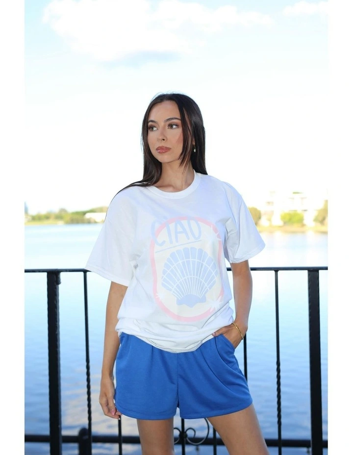 Ciao Tee in White image 5