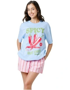Spicy Tee in Blue