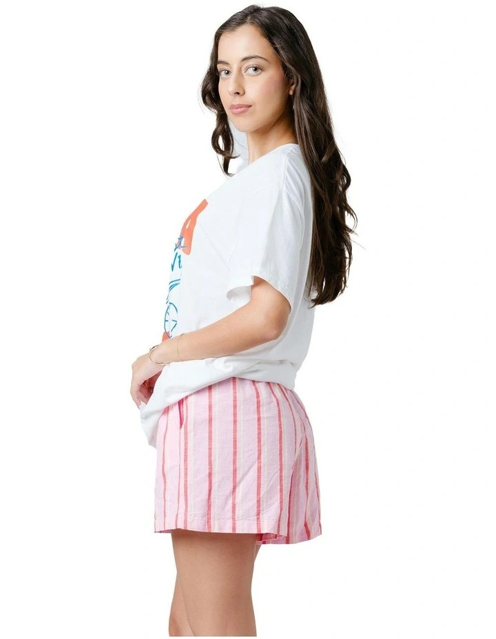 Pasta Club Tee in White image 7