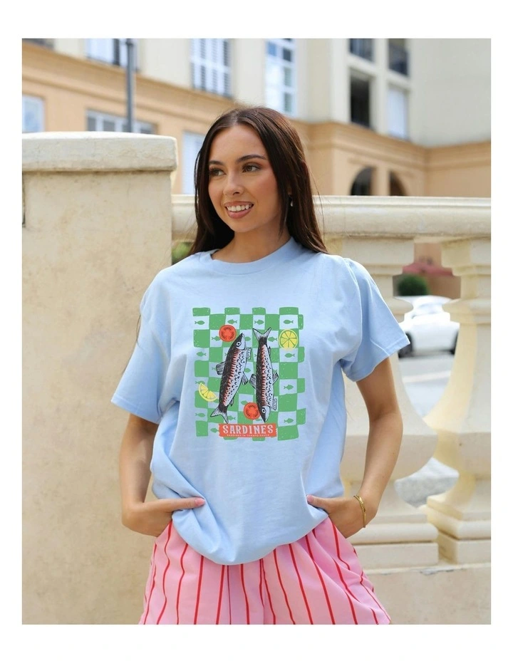 Sardine Tee in Blue image 5
