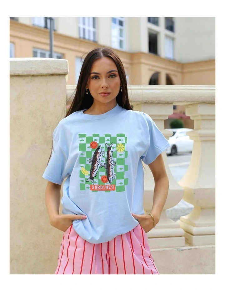 Sardine Tee in Blue image 6