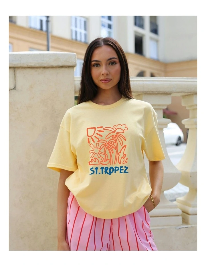 Texas Tee in Yellow image 6