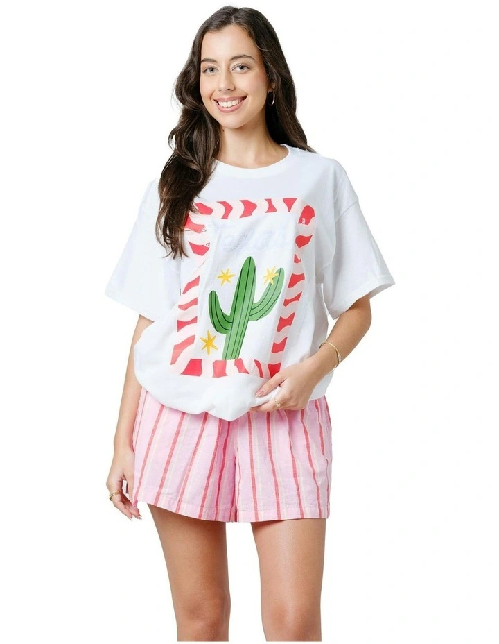 Texas Tee in White image 1