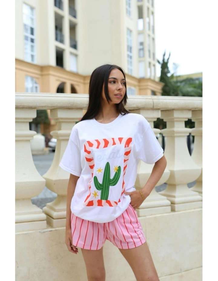 Texas Tee in White image 5