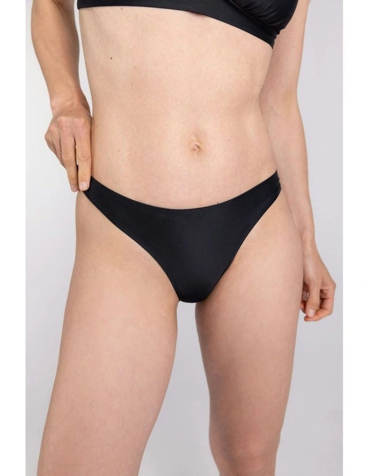 Bikini Bottom in Black image 2