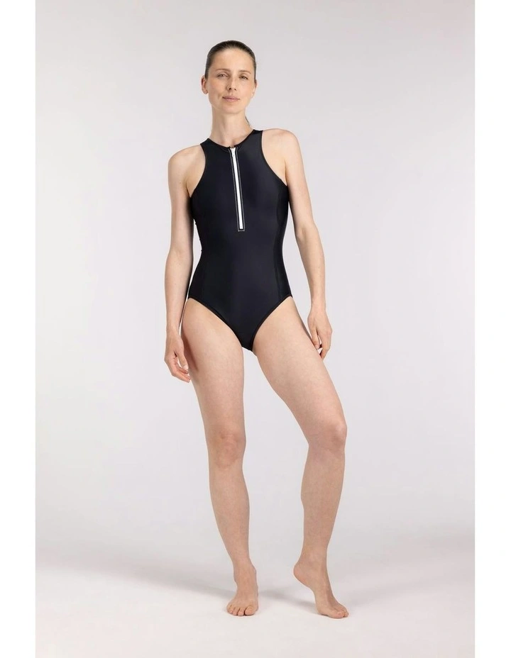 Full Coverage Yemaya One Piece Swimsuit in Black image 3