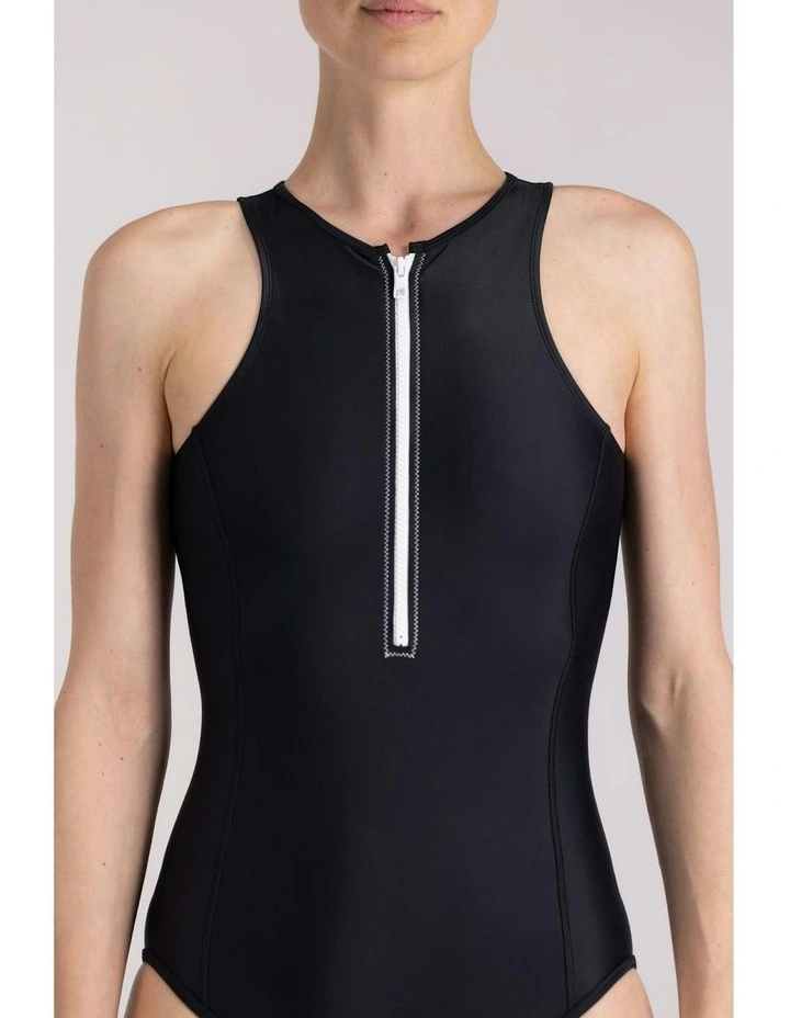 Full Coverage Yemaya One Piece Swimsuit in Black image 5