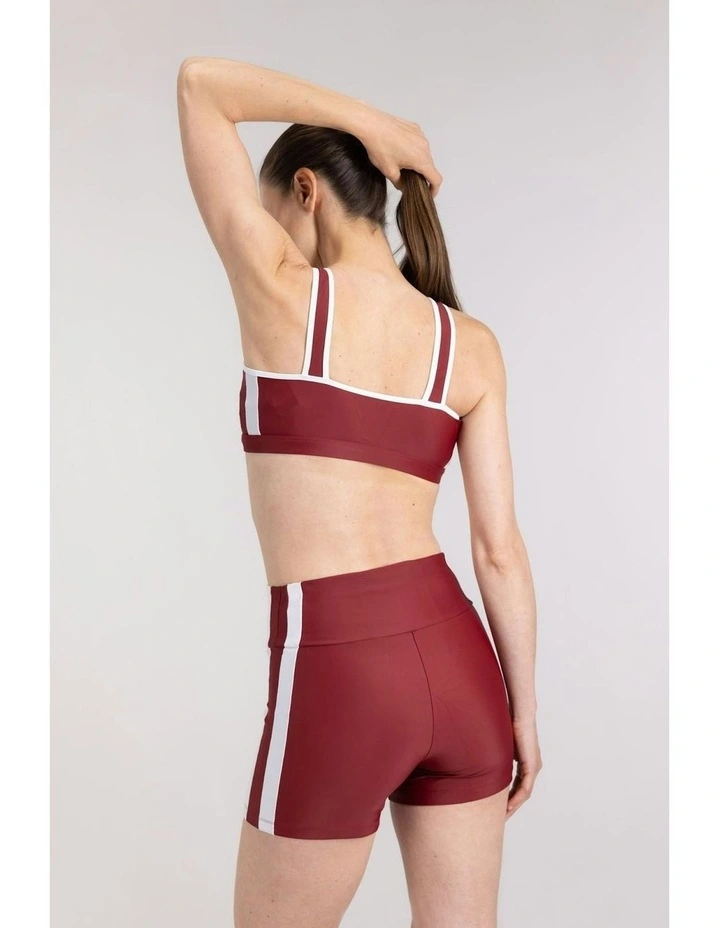 Sport Shorts in Red/White image 2