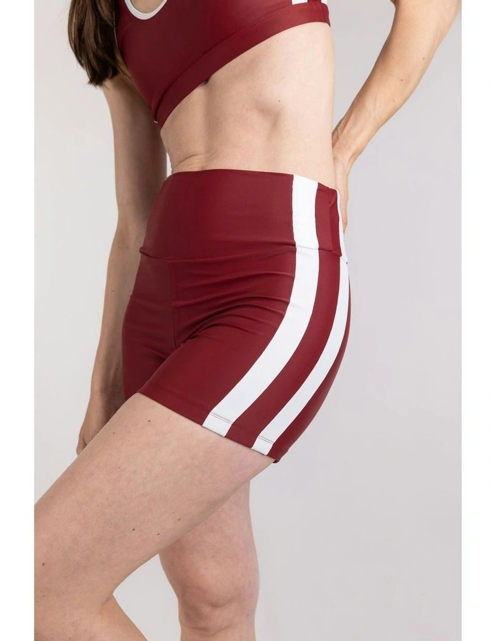 Sport Shorts in Red/White image 3