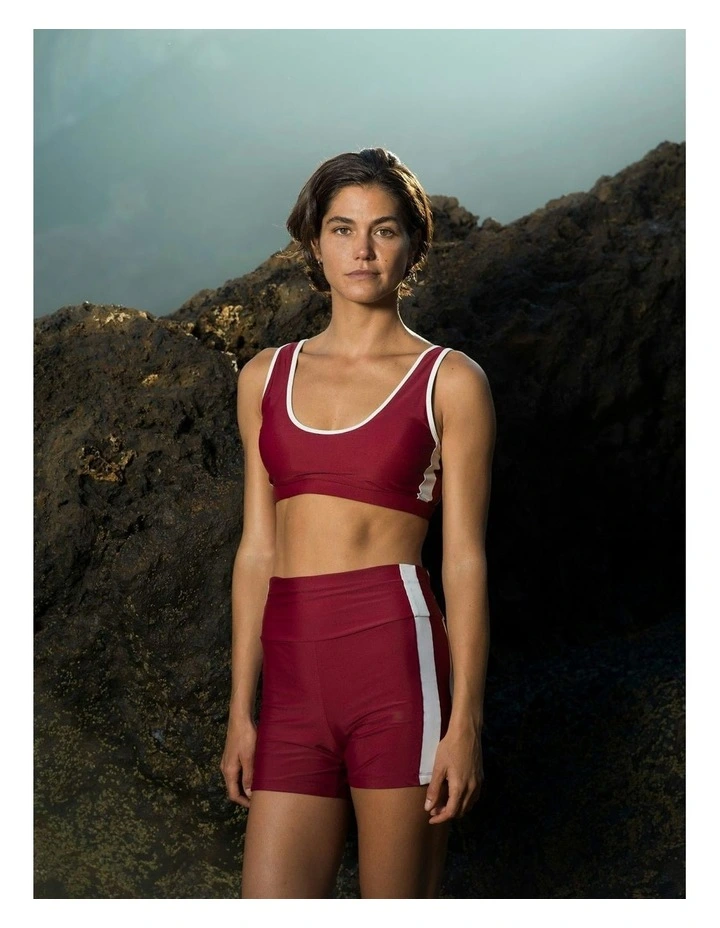 Sport Shorts in Red/White image 6