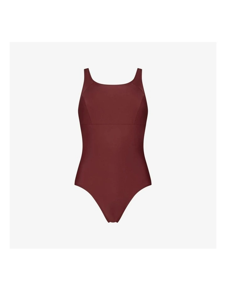 Full Coverage Bust Support Embrace Swimsuit in Red image 5