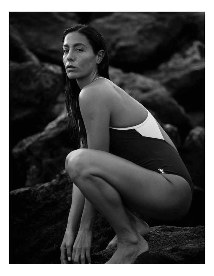 Liberty Racerback Swimsuit in Coffee image 6