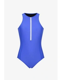 Yemaya One Piece Sleeveless Swimsuit in Cobalt Blue