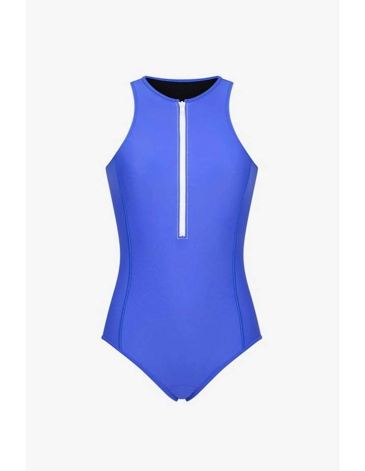 Yemaya One Piece Sleeveless Swimsuit in Cobalt Blue image 1