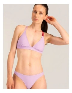 Bikini Cross Top in Lilac
