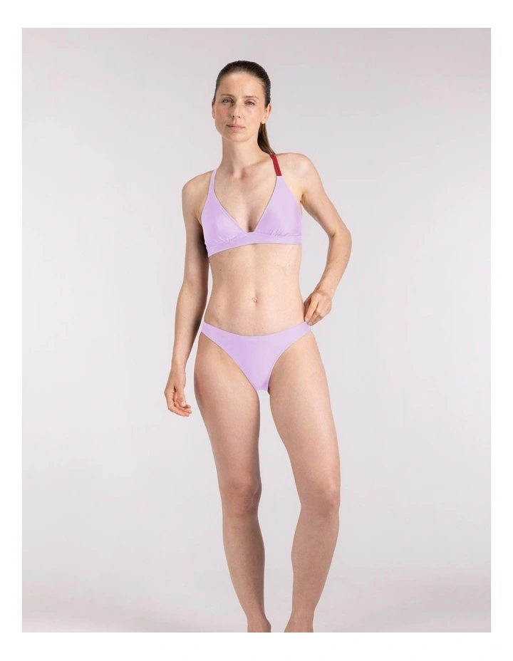 Bikini Cross Top in Lilac image 3