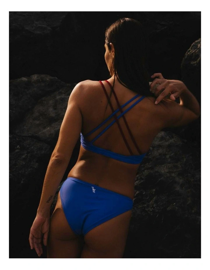 Bikini Cross Top in Blue image 7