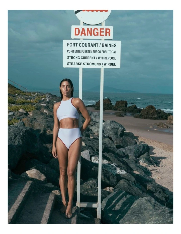 Bikini Bottom High Waist in Lilac image 5