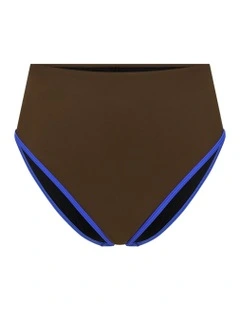 Bikini Bottom High Waist in Coffee