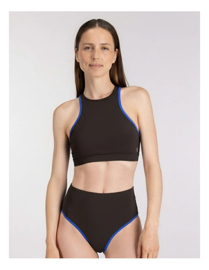 Bikini Bottom High Waist in Coffee image 3