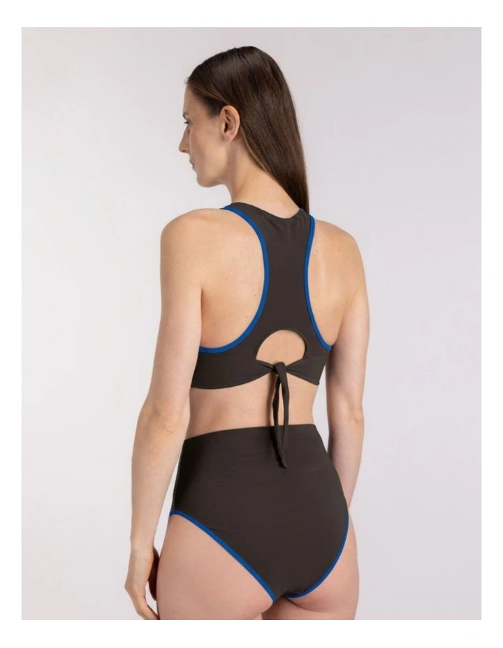Bikini Bottom High Waist in Coffee image 4