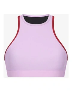 Bikini Top Racerfront Tie in Lilac