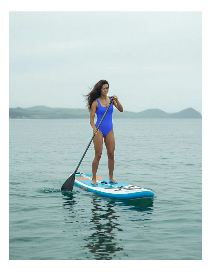 Nerida One Piece Swimsuit Scoop Neck in Blue image 4