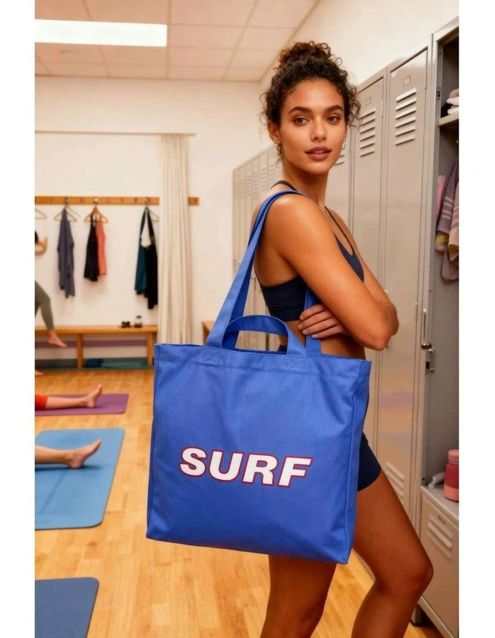 Premium Tote Bag in Blue image 4
