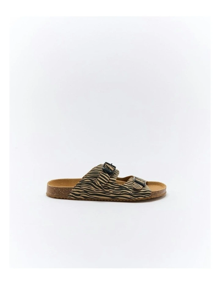 Bailey Slide in Tan Zebra image 1