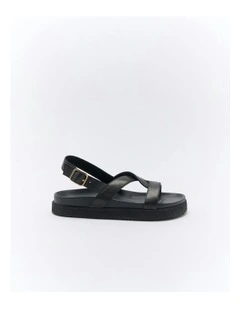 Murphy Leather Sandal in Black