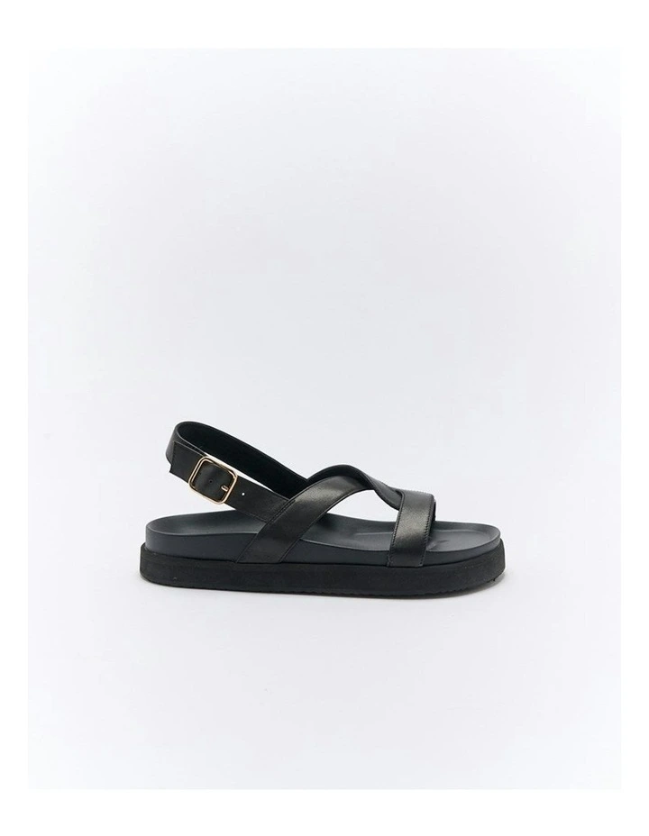 Murphy Leather Sandal in Black image 1