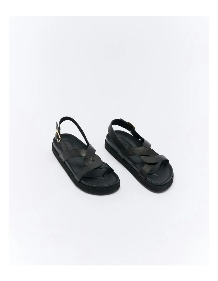 Murphy Leather Sandal in Black image 2
