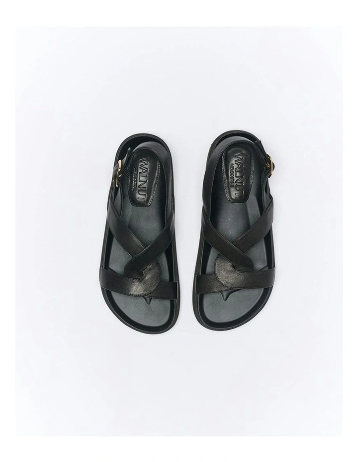 Murphy Leather Sandal in Black image 3
