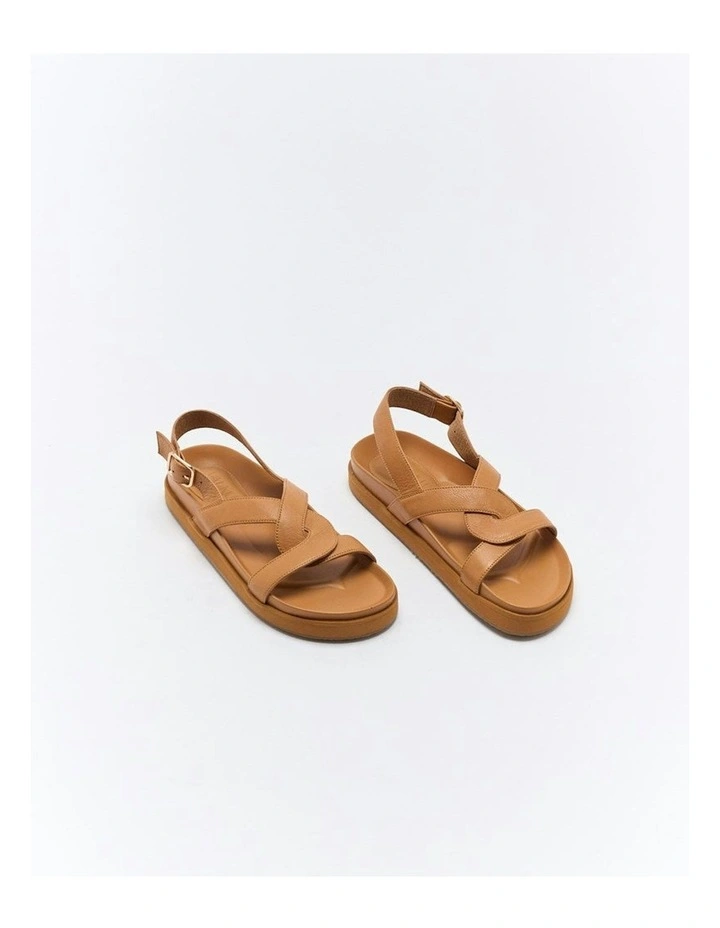 Murphy Leather Sandal in Coconut Tan image 2