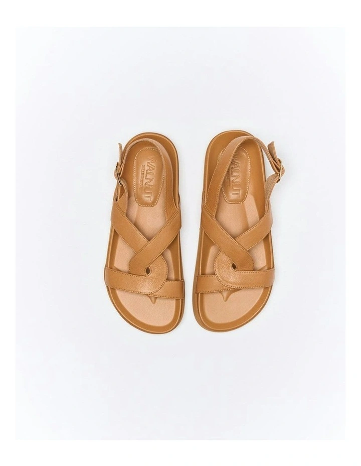 Murphy Leather Sandal in Coconut Tan image 3