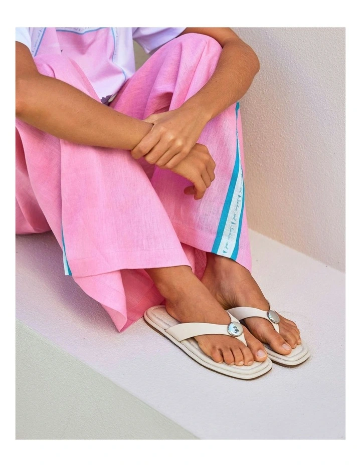 Rumer Sandal in Oyster image 2