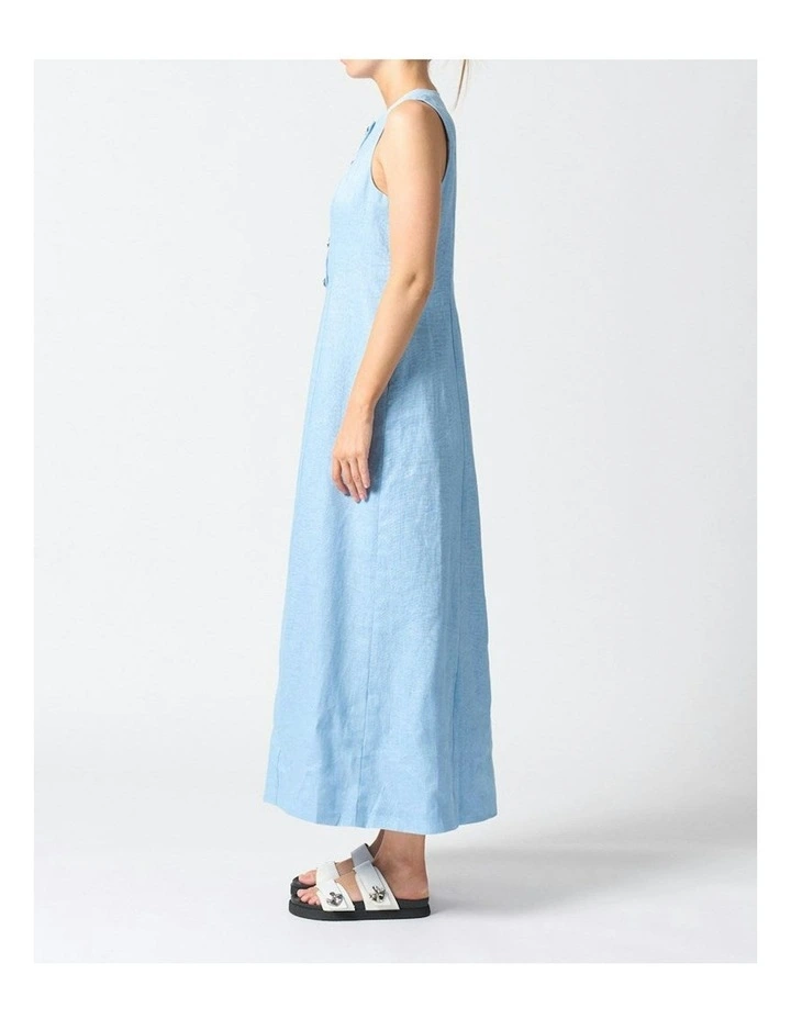Malta Midi Dress in Sky Blue image 2