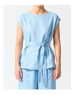 Rhodes Top in Sky Blue