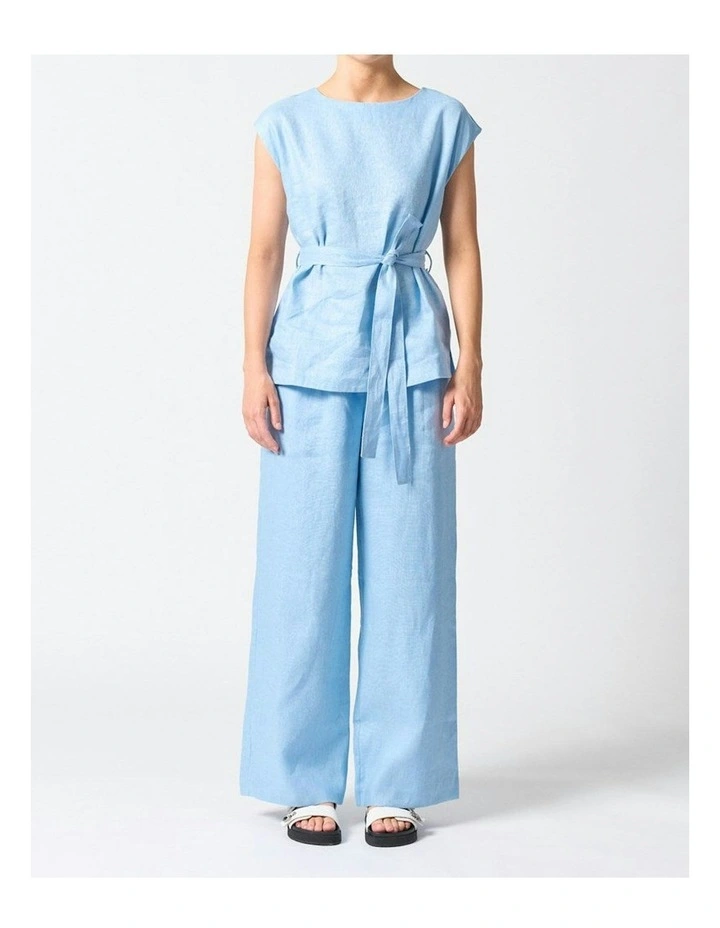 Rhodes Top in Sky Blue image 2