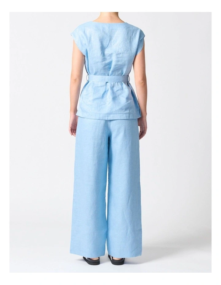 Rhodes Top in Sky Blue image 4