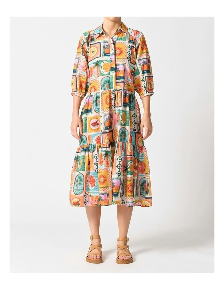 Tuscany Dress in Spicy Summer image 1