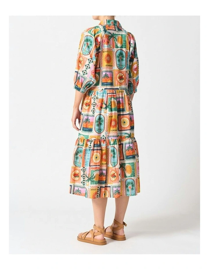 Tuscany Dress in Spicy Summer image 2