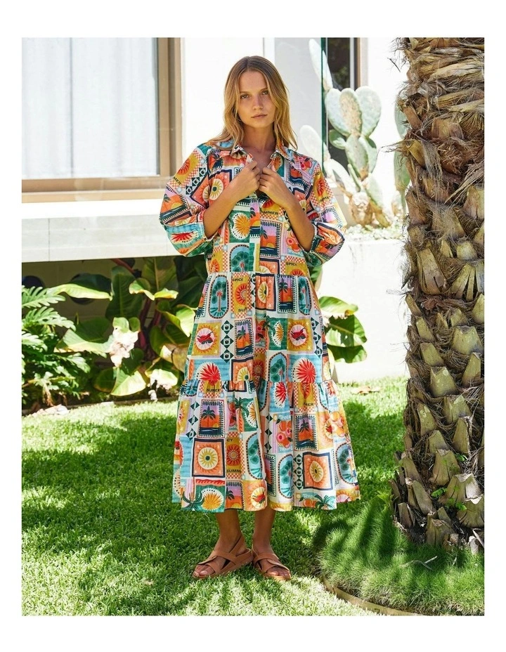 Tuscany Dress in Spicy Summer image 4