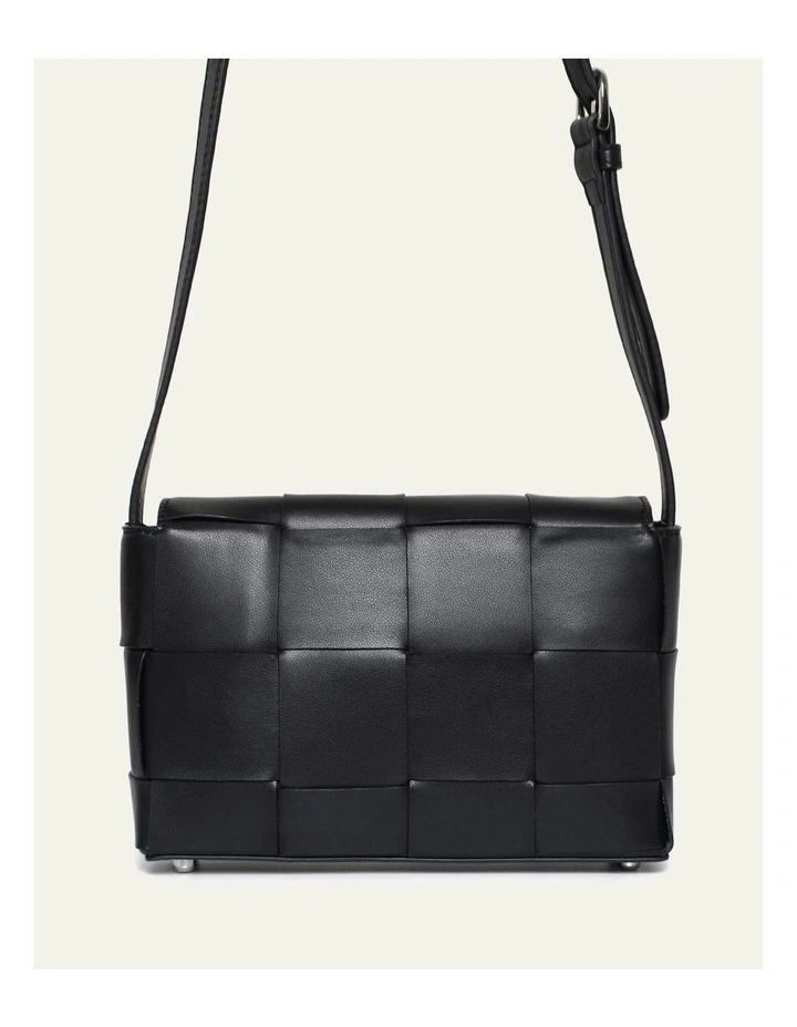 Honey Cross Body Bag in Black Leather image 4