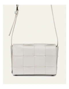 Honey Cross Body Bag in Bone Leather
