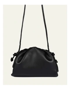 Bambie Cross Body Bag in Black Leather