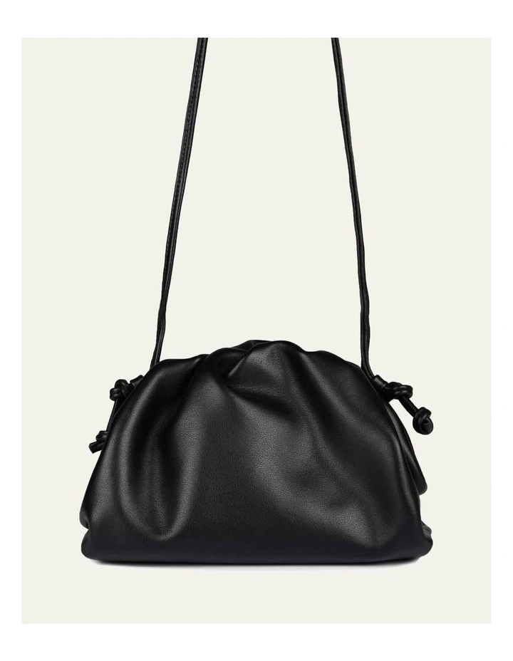 Bambie Cross Body Bag in Black Leather image 4